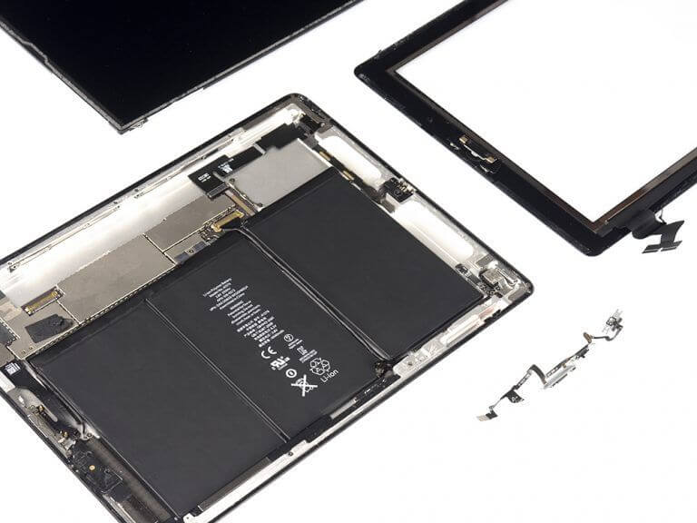 iPad 2 aan uit knop vervangen