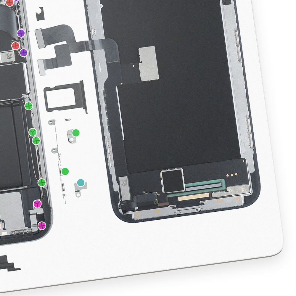 iPhone X magnetische schroefmat iPhone X magnetische schroefmat