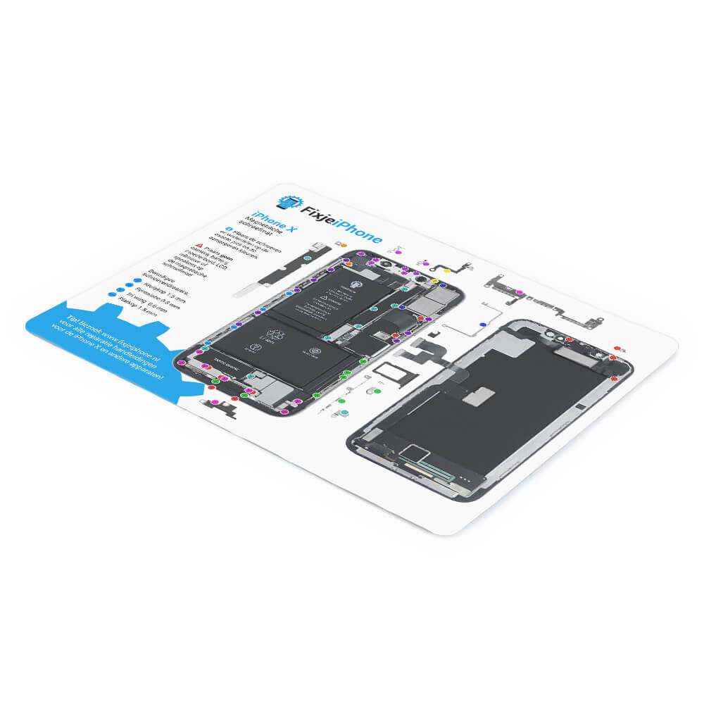 iPhone X magnetische schroefmat iPhone X magnetische schroefmat