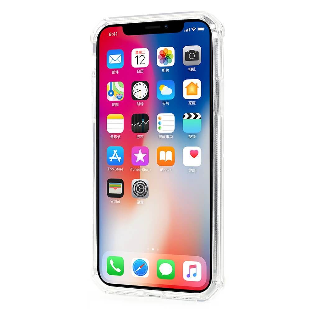 iPhone XS Max acrylic TPU hoesje transparant iPhone XS Max acrylic TPU hoesje transparant