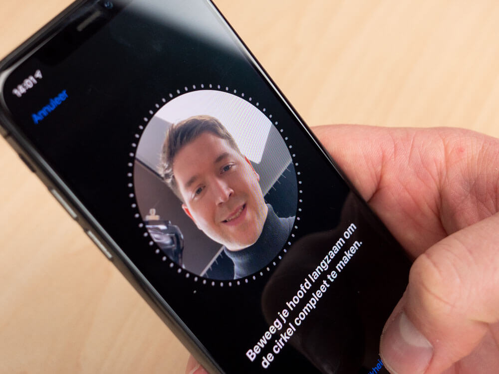 Face ID werkt niet