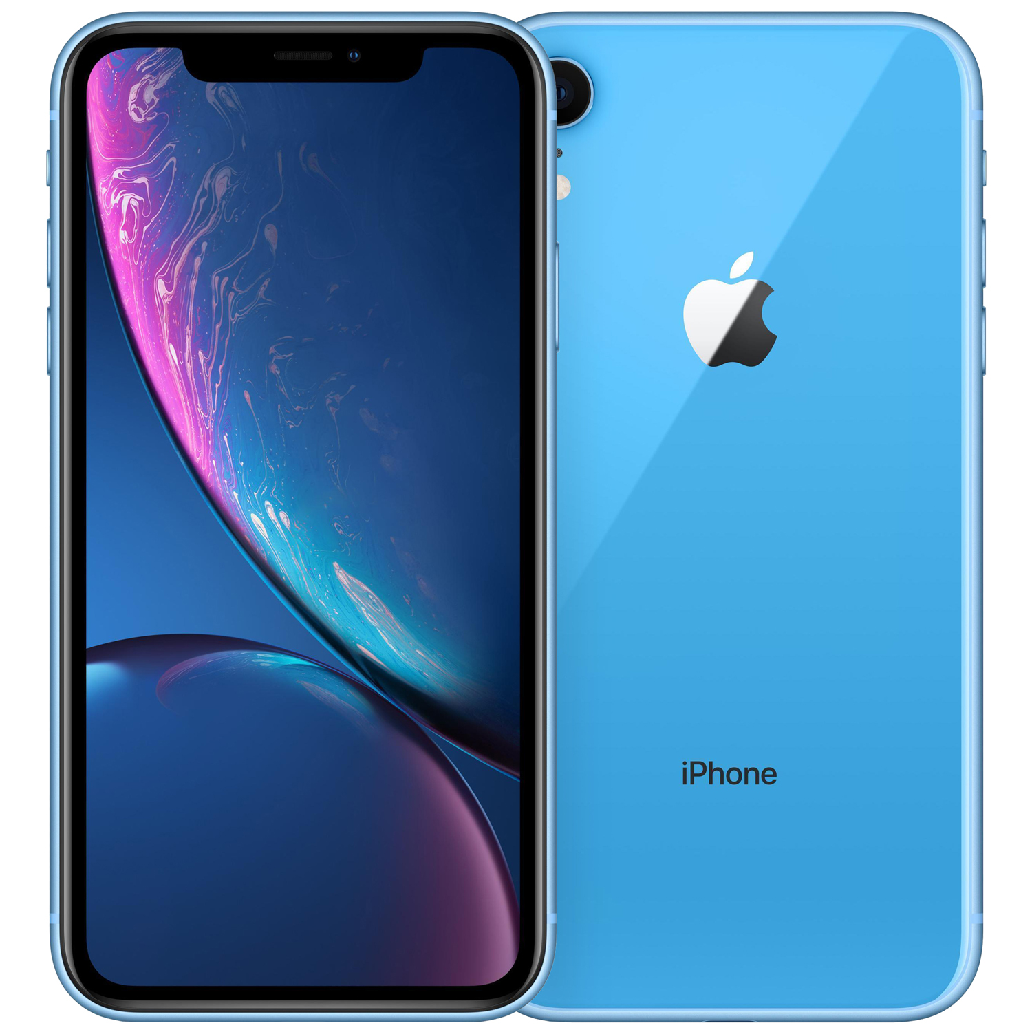 Refurbished iPhone XR blauw