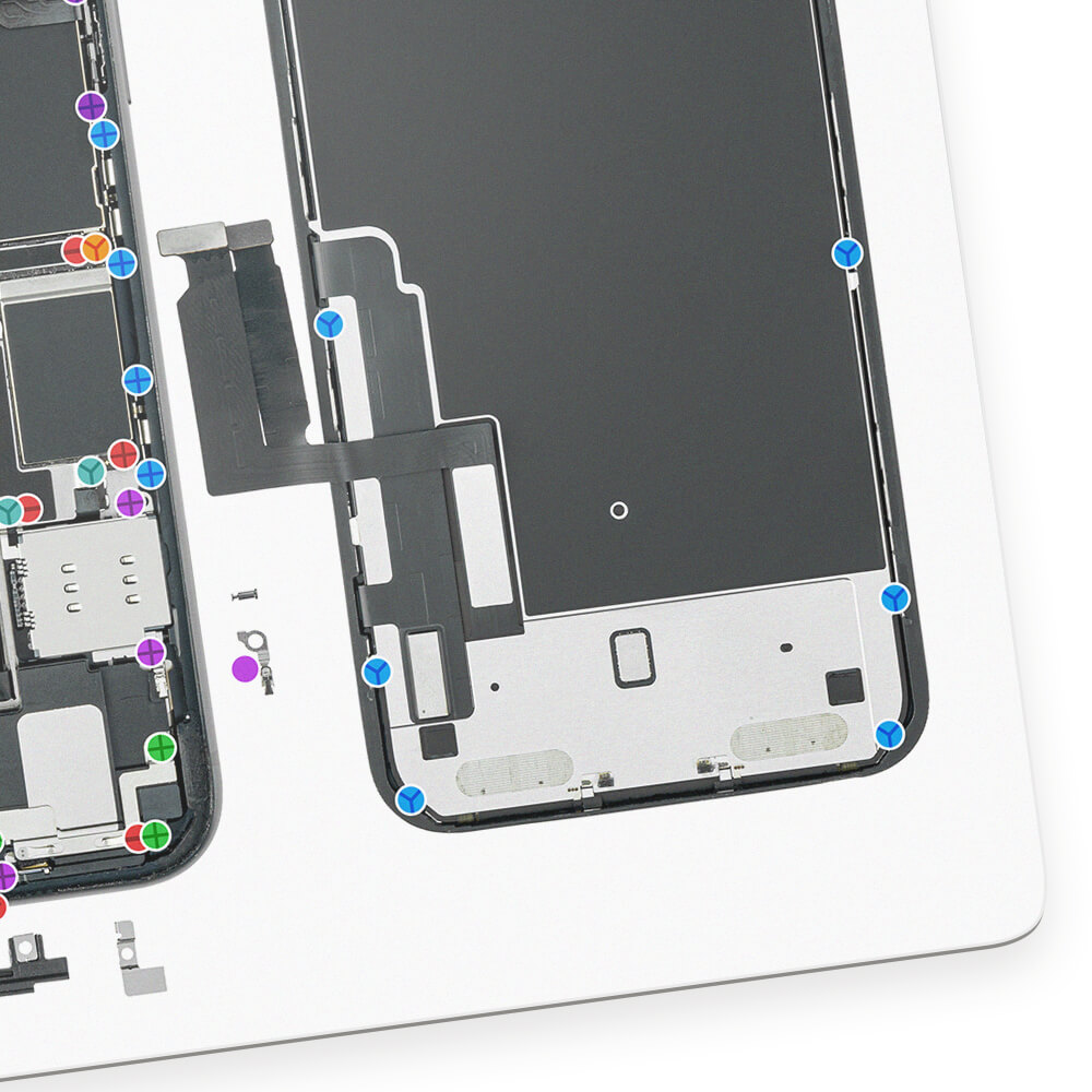iPhone XR Magnetische Schroefmat iPhone XR Magnetische Schroefmat