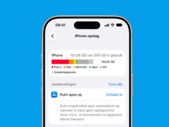 Zo maak je opslagruimte vrij op je iPhone