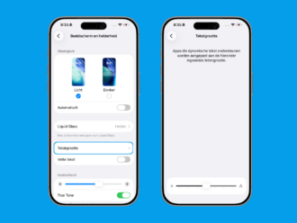 Zo pas je de lettergrootte op je iPhone aan